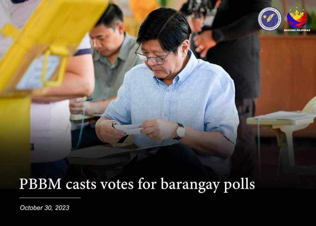 Bbm Bumoto Na Publiko Hinimok Na Ipakita Ang Kapangyarihan Sa Paghalal Ng Mga Opisyal Sa Brgy 9394