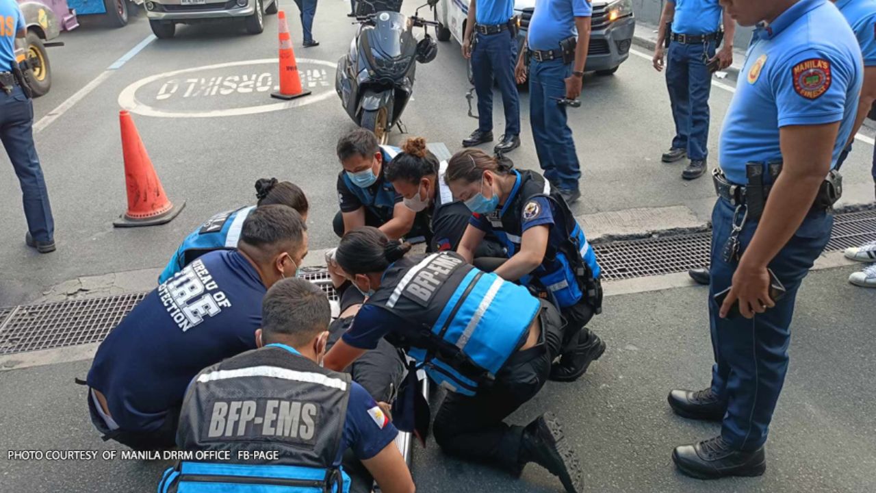 babae nahulog sa recto underpass sa maynila