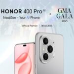 HONOR 400 Pro 5G displayed at GMA Gala 2025 event in the Philippines