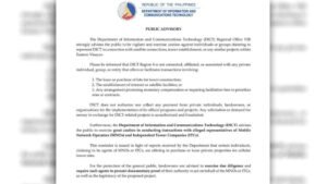 Publiko, binalaan laban sa pekeng Tower at Satellite CONNECTION Deals