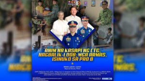 6 na miyembro ng NPA, sumuko sa mga awtoridad sa Eastern Visayas