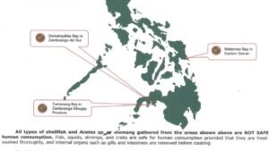 Shellfish Ban, patuloy na umiiral sa Matarinao Bay sa Eastern Samar