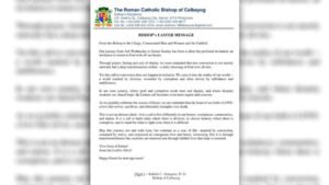Calbayog bishop, hinikayat ang lahat na maging instrumento ng pag-asa at pagbabago sa lipunan