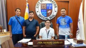 Mga opisyal ng MARINA Region Office 8, nag-courtesy visit kay Calbayog City Mayor Monmon Uy