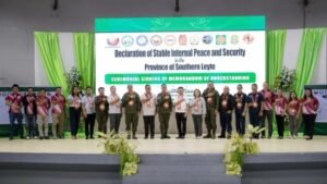 Southern Leyte, idineklarang insurgency-free
