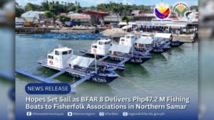 Mas maraming huling tuna, inaasahan ng BFAR dahil sa mga bangkang pangisda sa Northern Samar